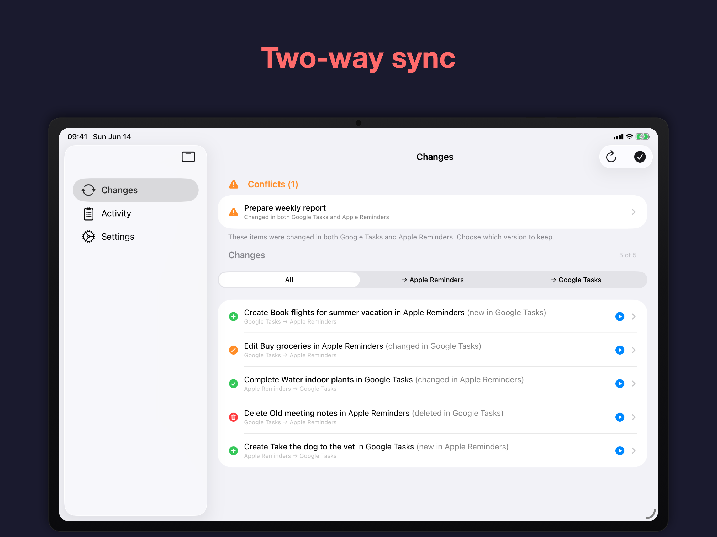 gtsync: Sync Tasks & Reminders screenshot 7