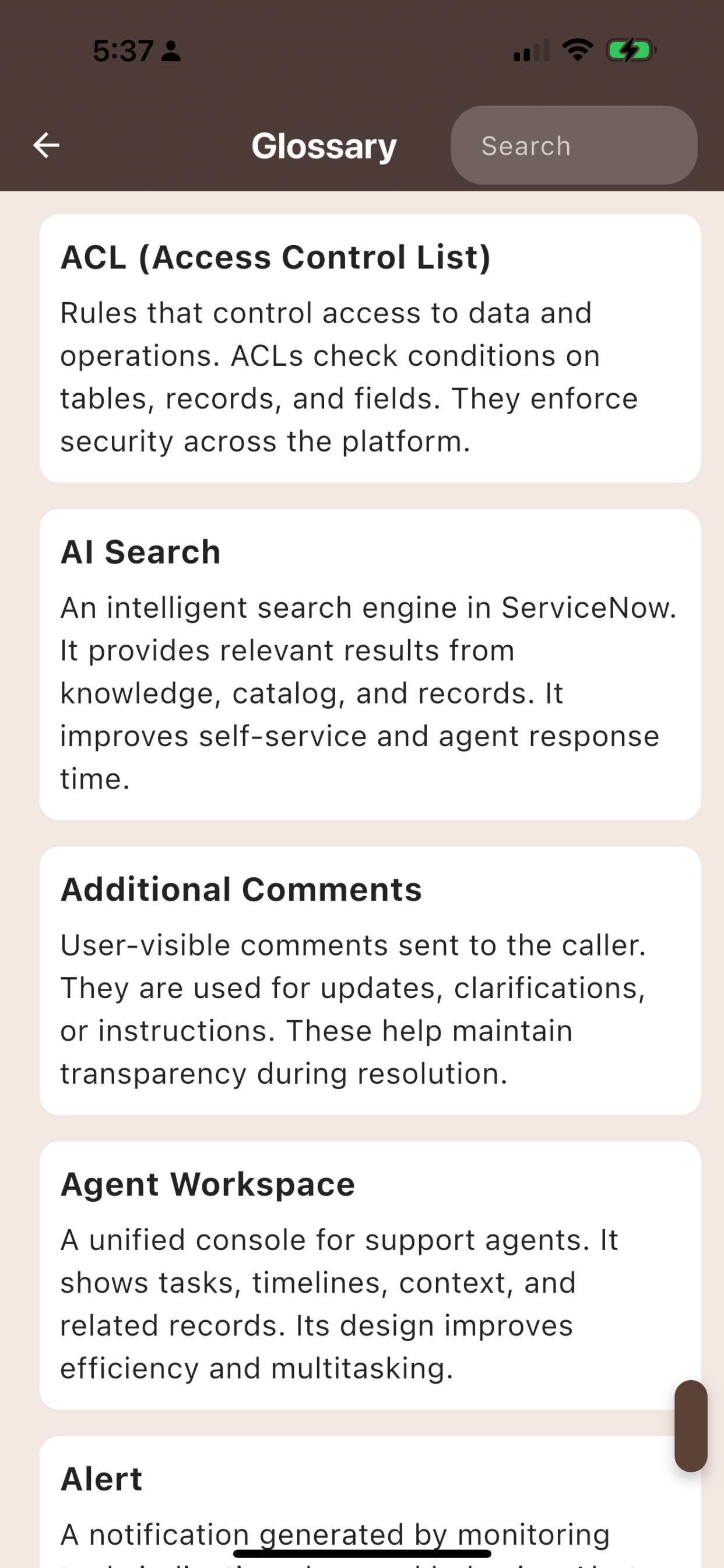 ServiceNow ITSM