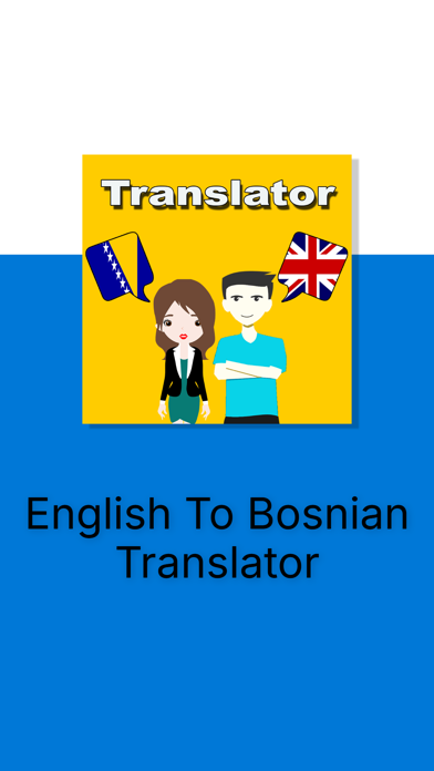 English To Bosnian Translation iPhone screenshot