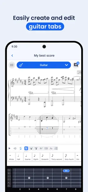Flat: Sheet Music Maker & Tabs screenshot 2