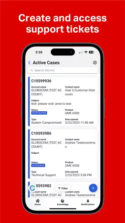 myCiena screenshot 1
