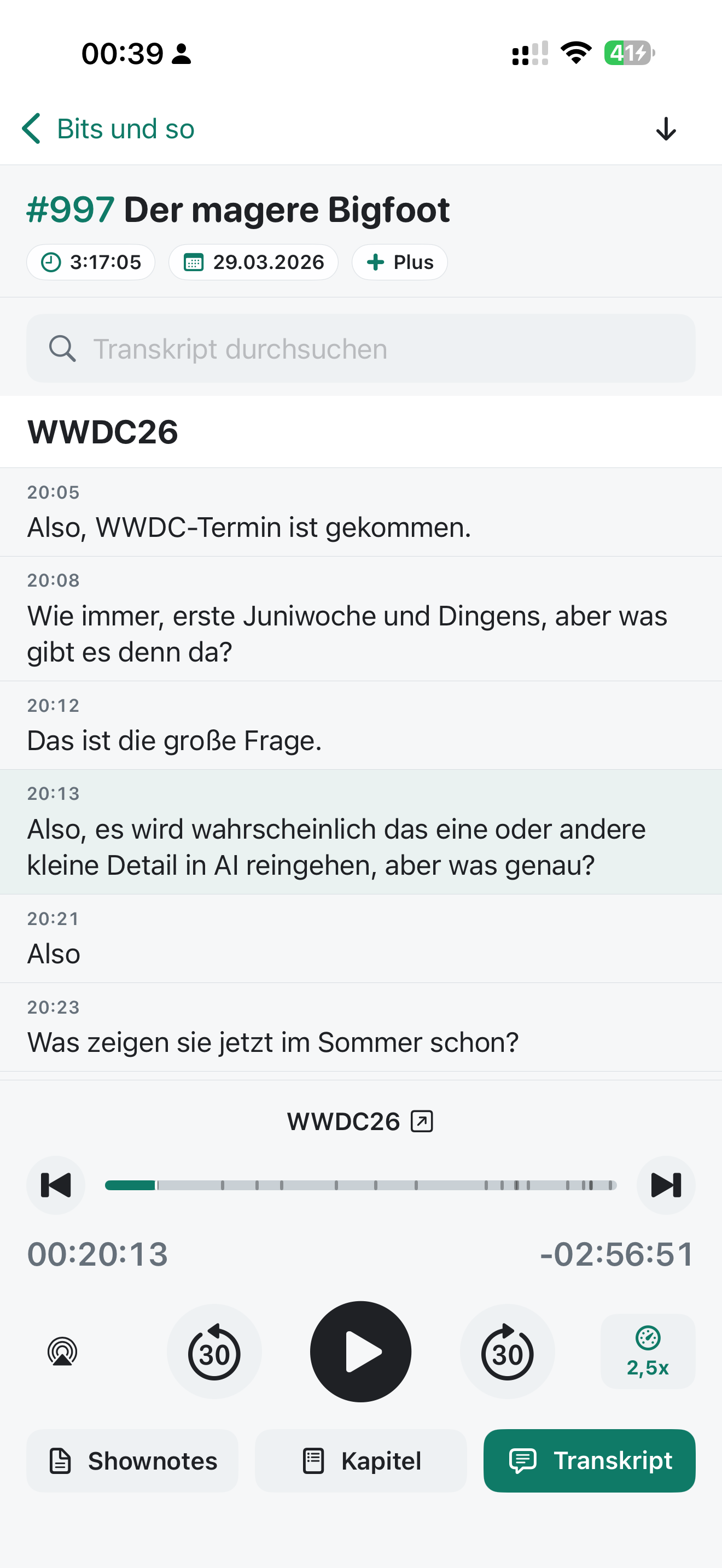 Bits und so