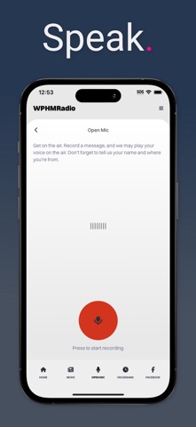 WPHM Radio screenshot
