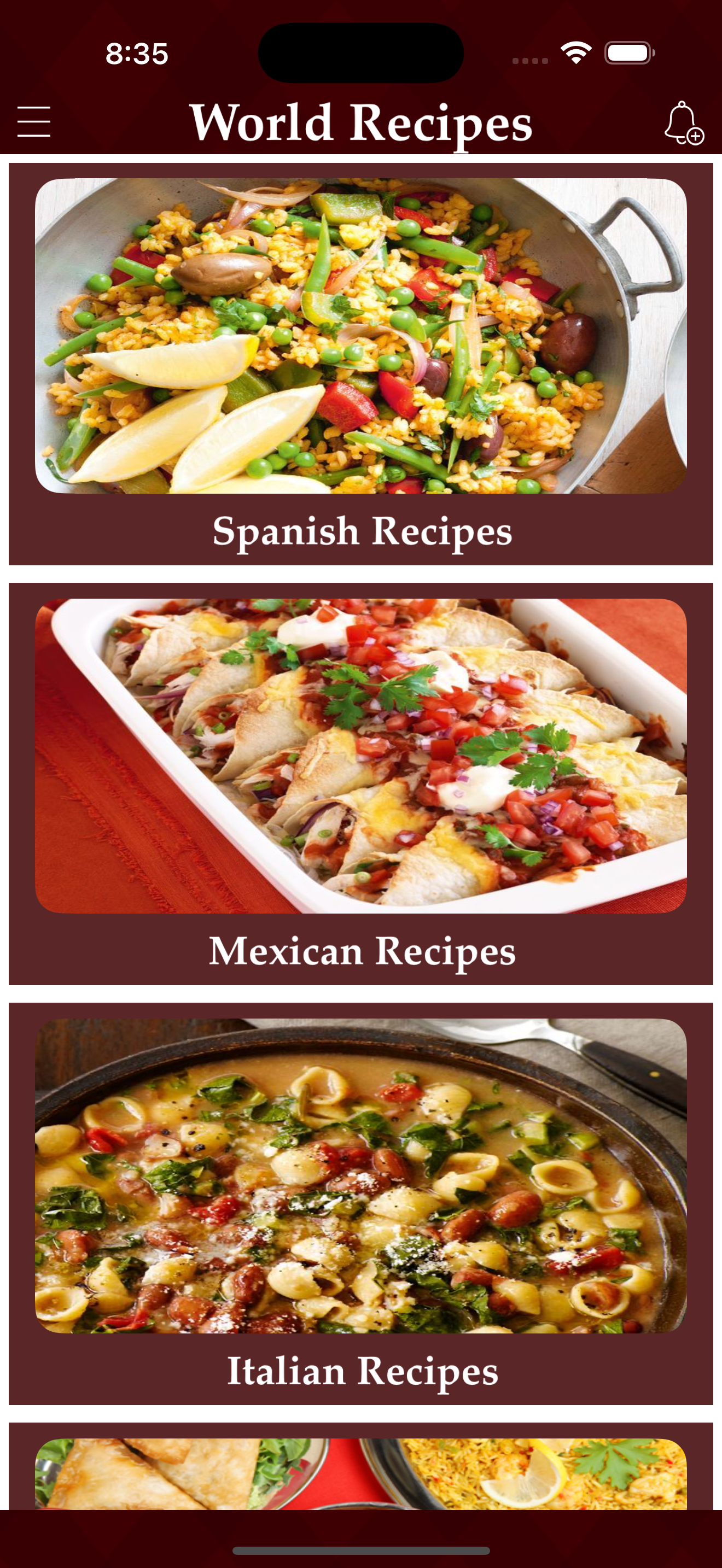 World Food Recipes Cookbook