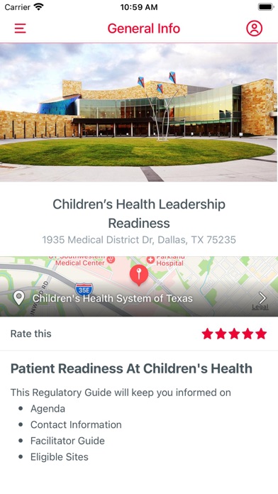 Children’s Health Survey Guide Screenshot