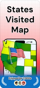 States Visited USA screenshot