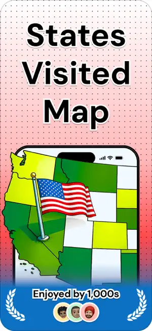 States Visited USA screenshot 1