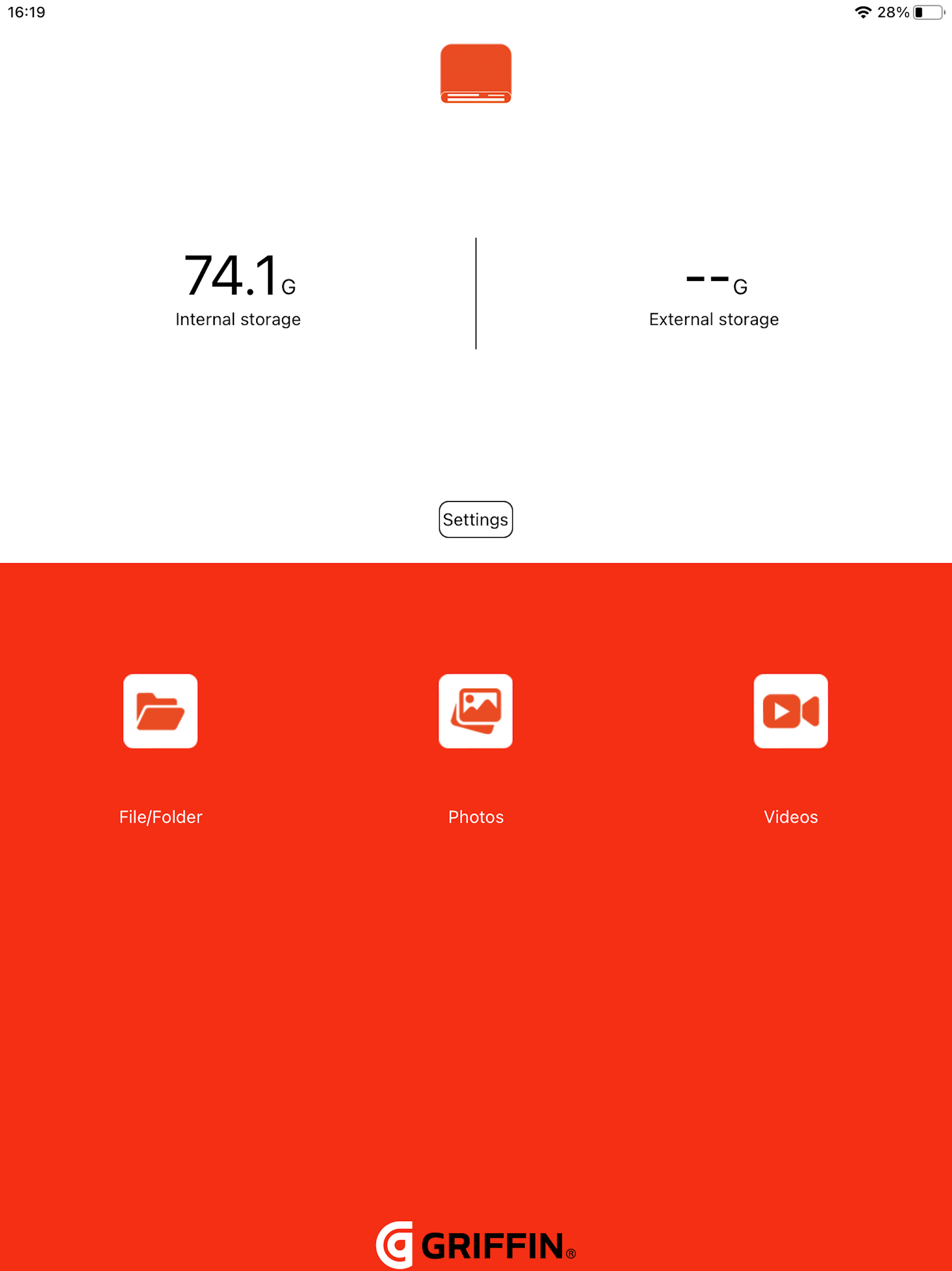 Griffin mobile reader screenshot 3