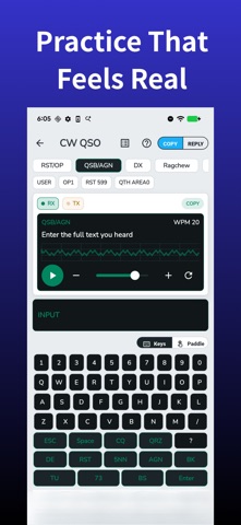 MorseLink – Learn CW Morse Screenshot 1 of 7
