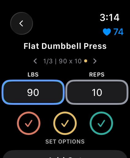 Apple Watch screenshot