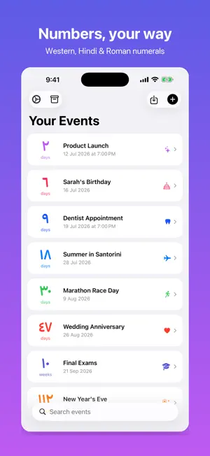 Datick: Event Countdown screenshot 2
