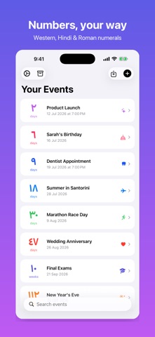 Datick: Event Countdown Screenshot 2 of 6