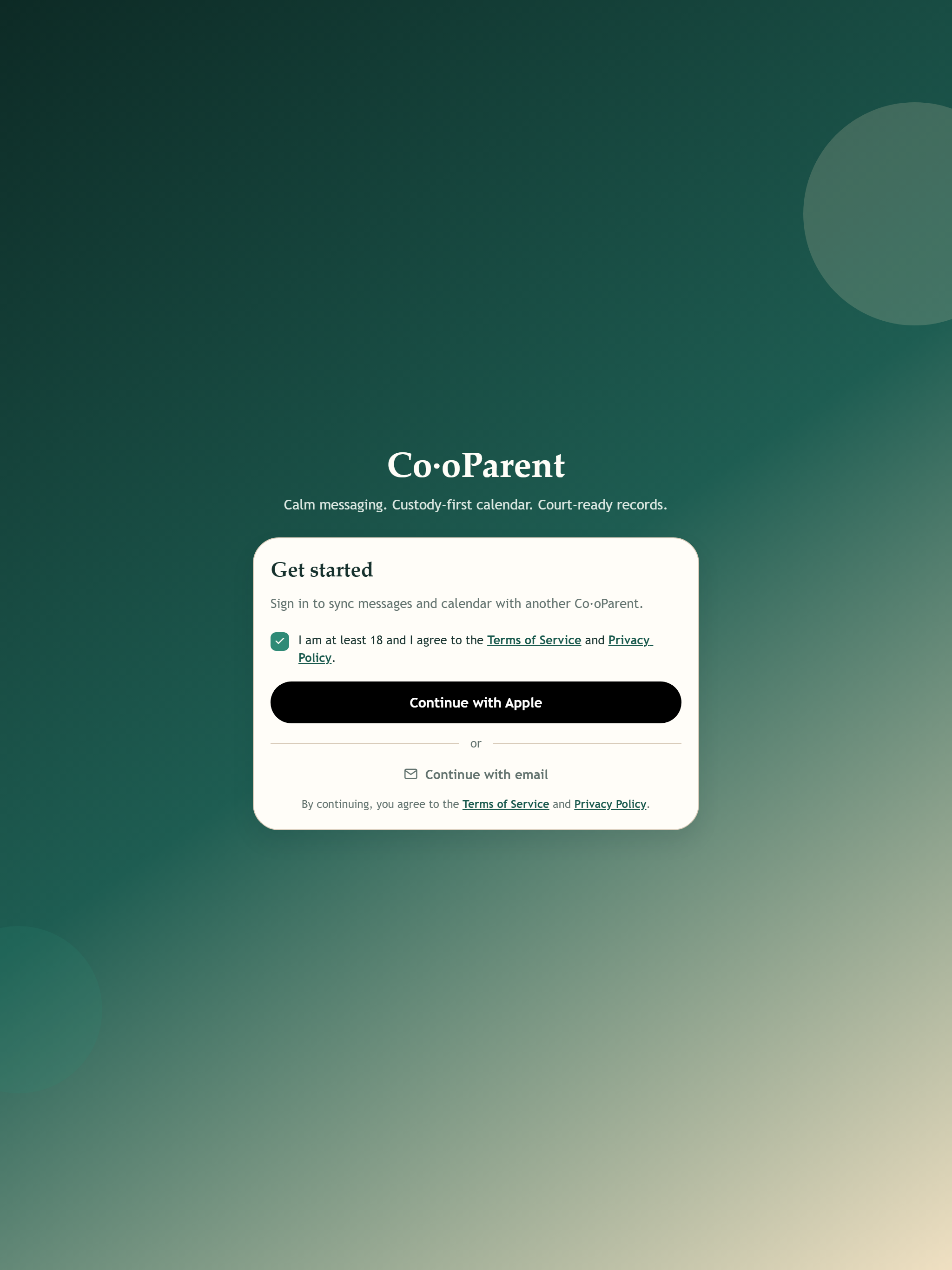 Cooparent App