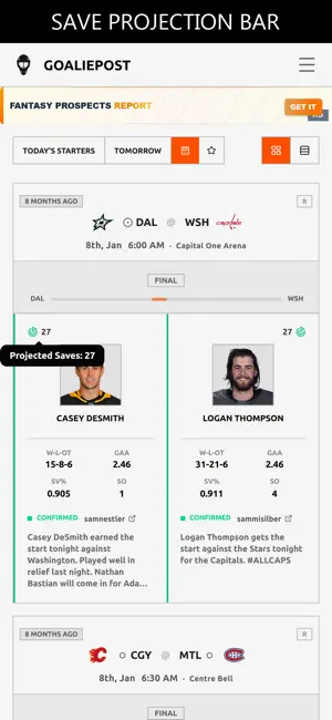 Dobber's Goalie Post screenshot 3