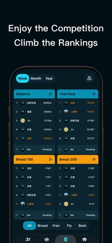 SwimGo - Swim Record Analysis Screenshot 5 of 6