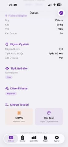 MigrenTakip+ Screenshot 7 of 7
