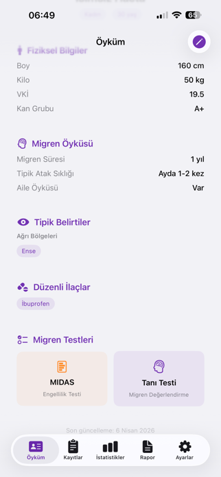 MigrenTakip+ Screenshot 7 of 7