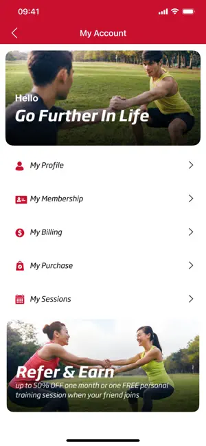 Fitness First SEA iPhone screenshot 4