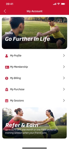 Fitness First SEA iPhone screenshot 4