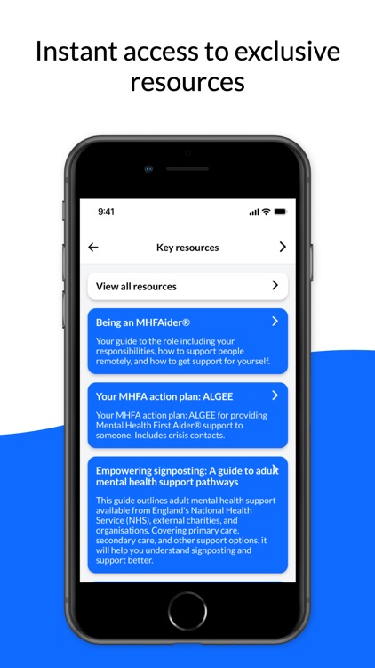 MHFAider Support App