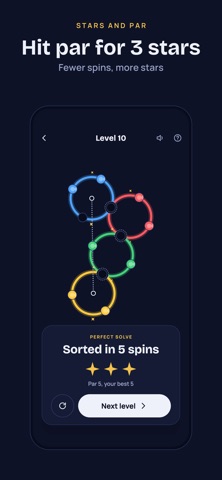 Orbit Sort: Gem Ring Puzzle Screenshot 2 of 5