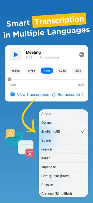 Voice Memos & Transcriber screenshot 2