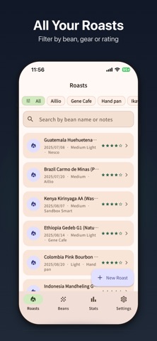 Roast Book iPhone screenshot