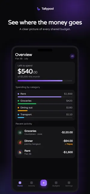 Tallypool: Easy Budgeting screenshot 3