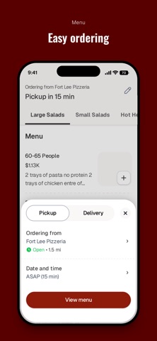 Fort Lee Pizzeria iPhone screenshot