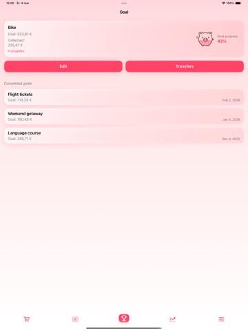 Chrumek: Savings Tracker ipad screenshot 3