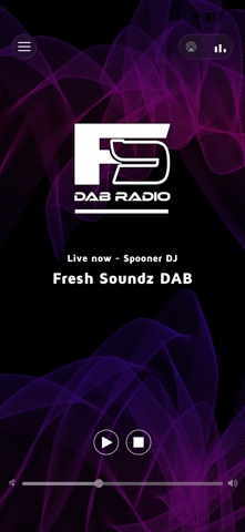 Fresh Soundz DAB Radio app screenshot