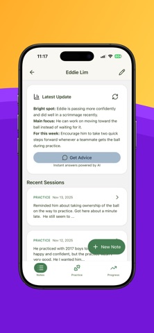Huddle: Sports Parent AI screenshot
