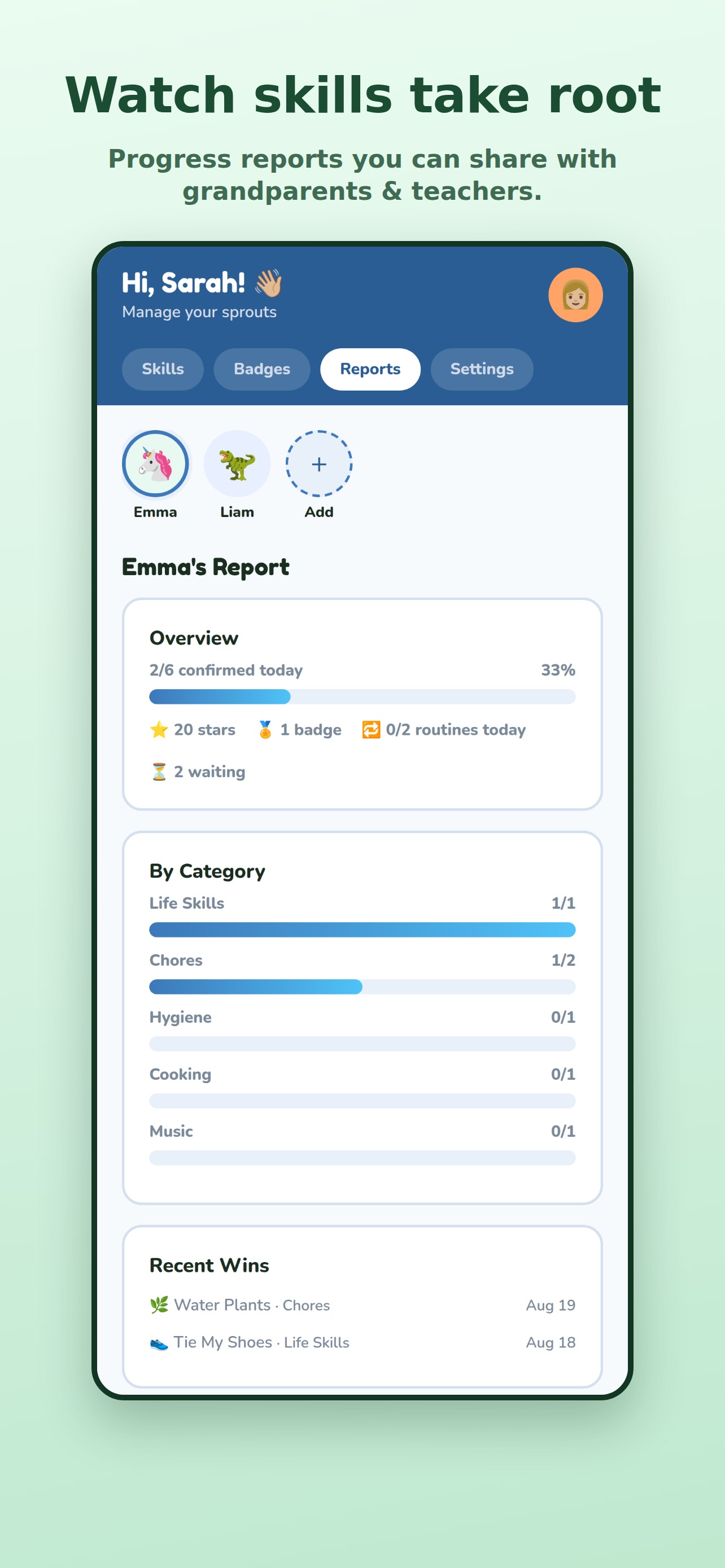 Screenshot 4 of SkillSprouts: Chore Chart