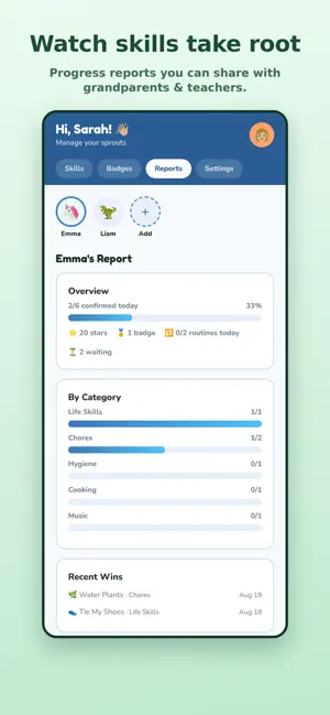 SkillSprouts: Chore Chart screenshot 4
