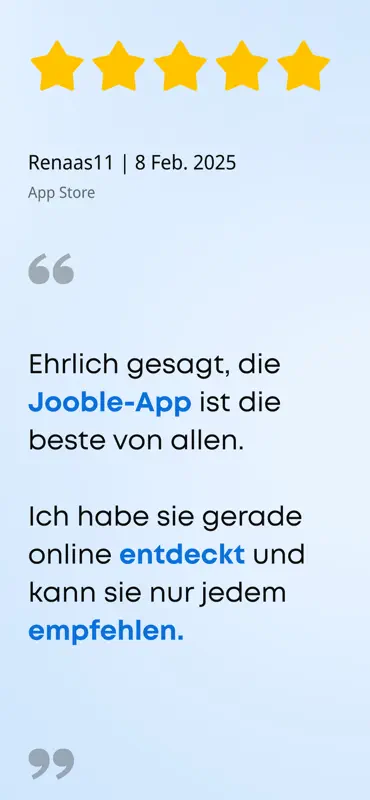 Jooble － Jobsuche & Jobbörse screenshot 7 of 7
