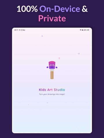 Kids Art Studio - AI Drawing iPad screenshot