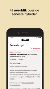 DR Nyheder screenshot