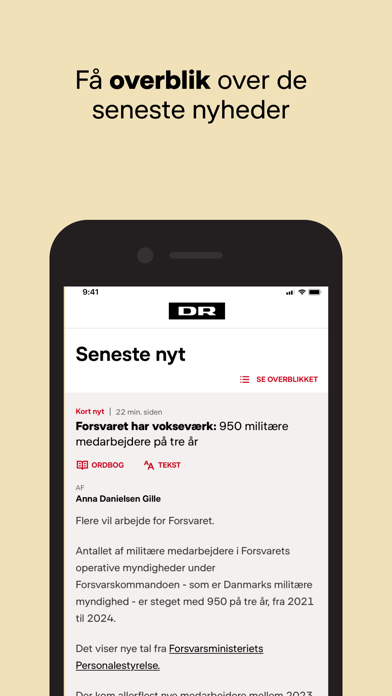 DR Nyheder Screenshot