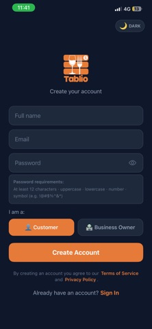 Tablio - Discover Venues Screenshot 7 of 10