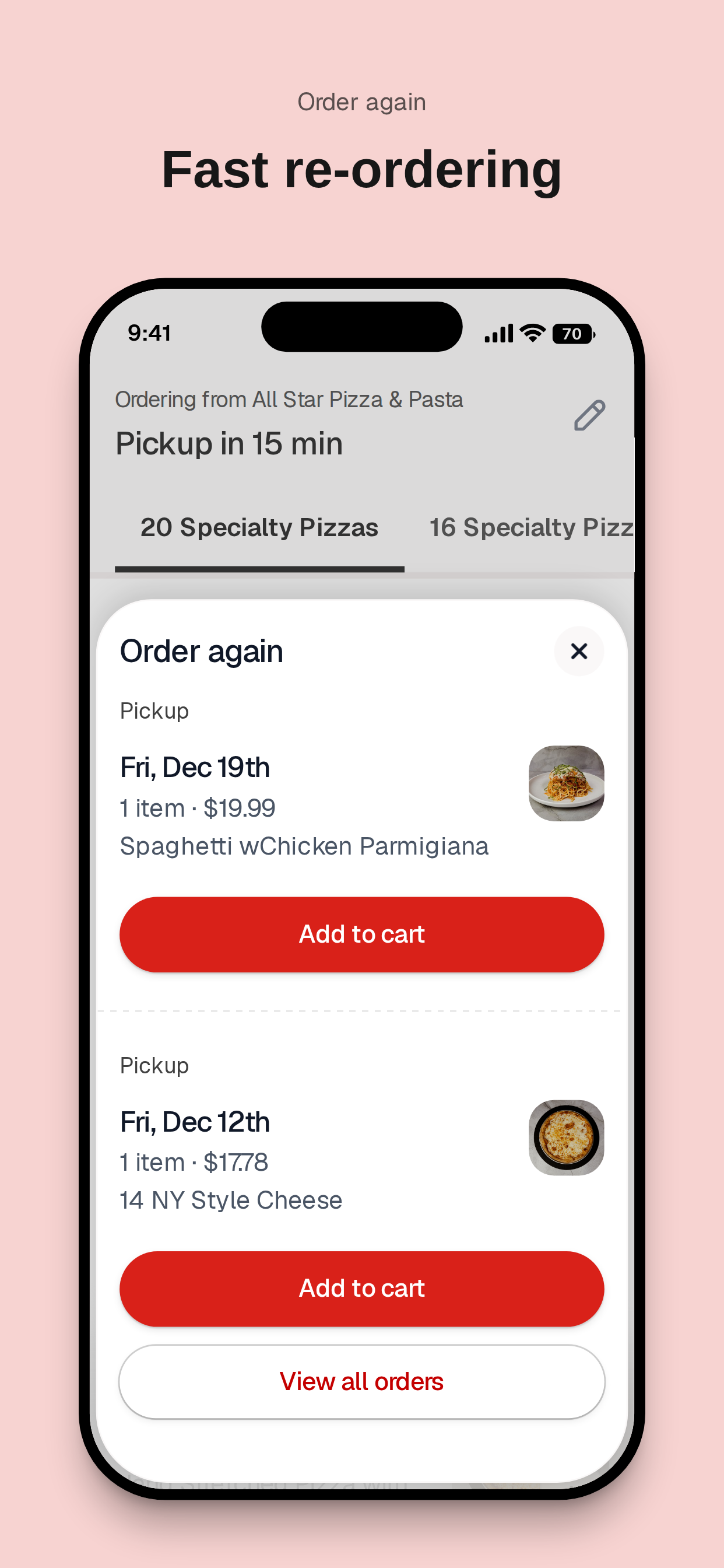 All Star Pizza & Pasta screenshot 4