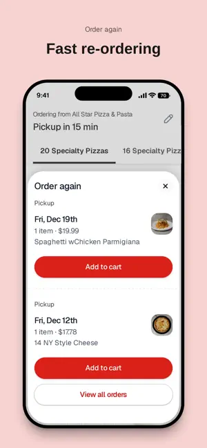 All Star Pizza & Pasta screenshot 4