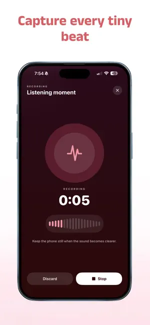 Baby Heartbeat Monitor - Lulla iPhone screenshot 3