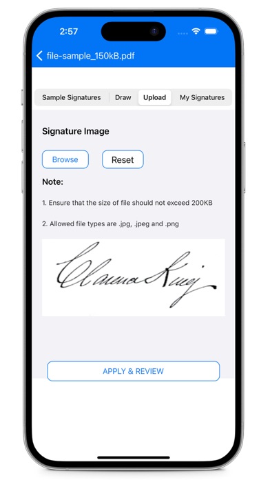 emSigner - Sign Electronically Screenshot