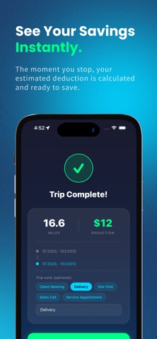 Easy Mileage Tracker & Tax Log iPhone screenshot