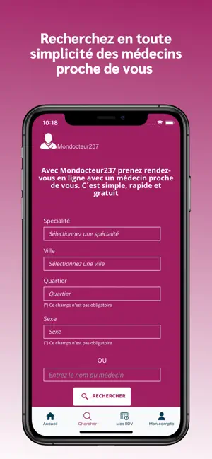 MONDOCTEUR237 app screenshot 1