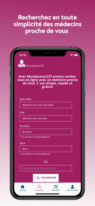 MONDOCTEUR237 app Screenshot 1 of 10