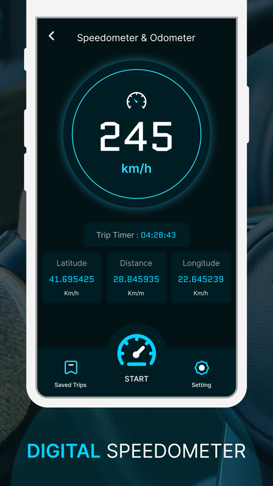 #2. GPS Speedometer - Track Speed (iOS) 由: Bhavik Savaliya