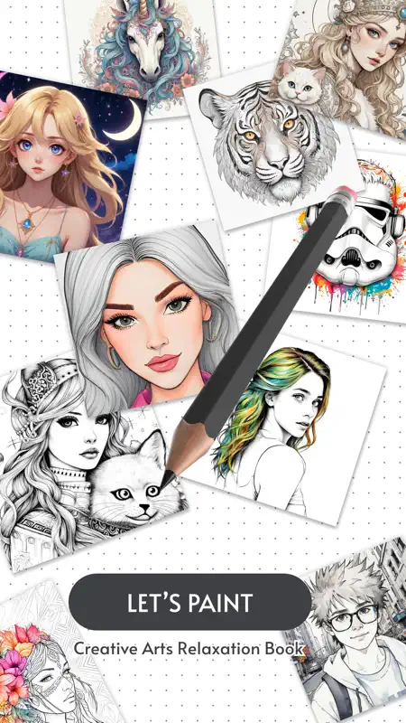 Pintar para adultos relax ASMR screenshot 1 of 5