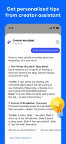 Facebook Creator Studio screenshot