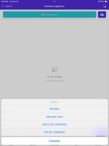 CommandTrackDriver iPad screenshot